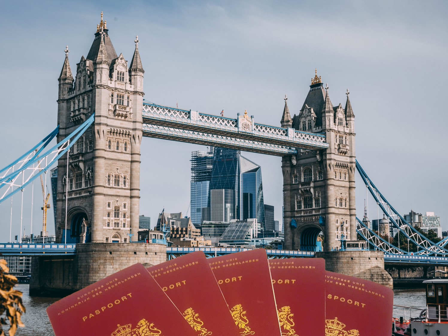 london bridge en Nederlandse paspoorten